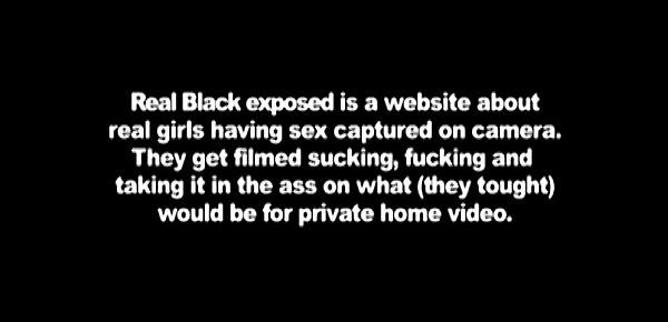  Horny black gf Trina bathroom masturbation